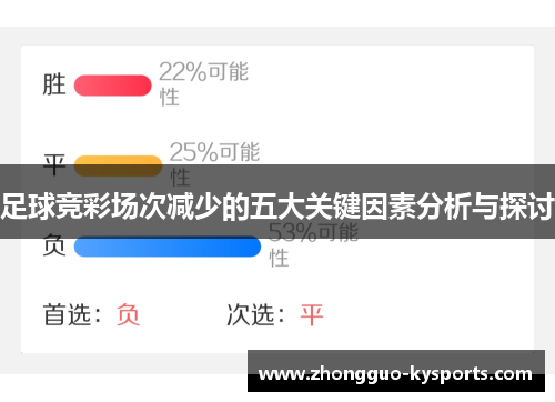 足球竞彩场次减少的五大关键因素分析与探讨 足球竞彩场次减少的五大关键因素分析与探讨